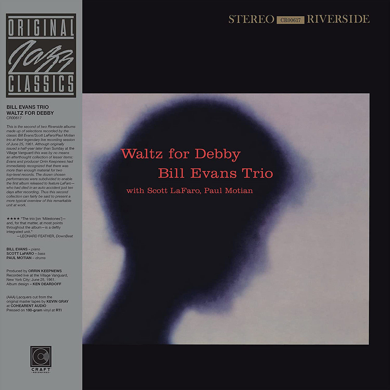 Bill Evans Trio - Waltz for Debby - OJC LP – The 'In' Groove