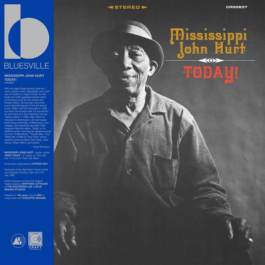 (Pre Order) Mississippi John Hurt - Today! - Bluesville Acoustic Sound Series LP *