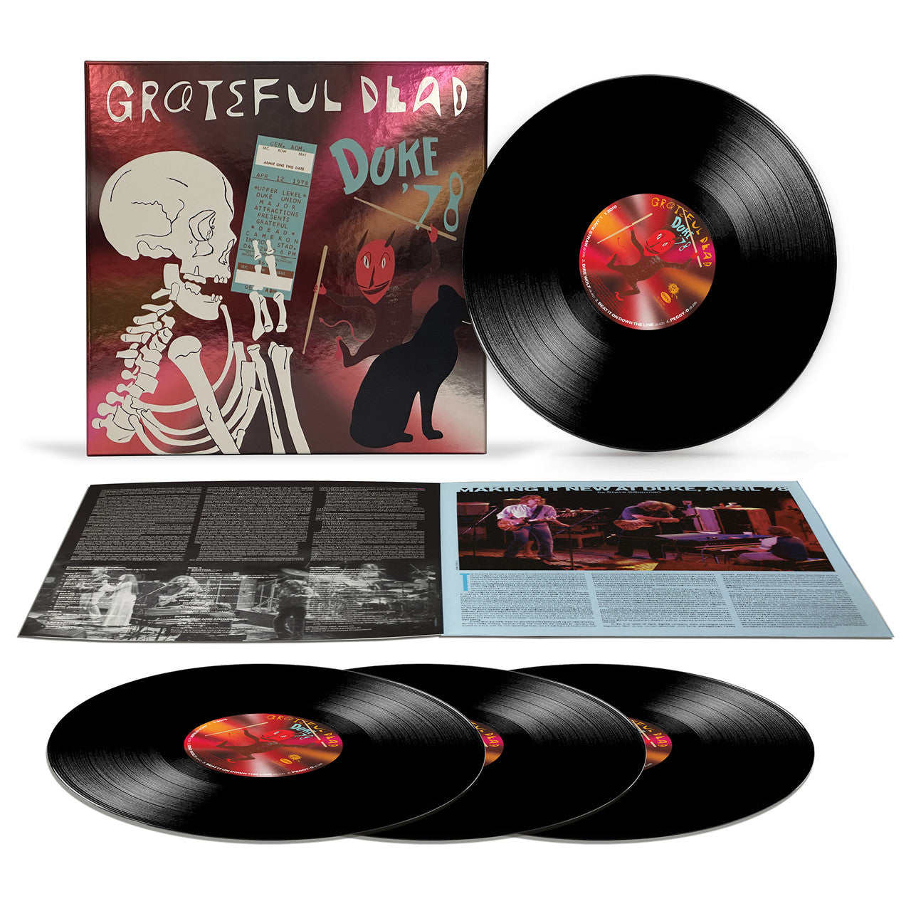 Grateful Dead - Duke '78 - 4x LP Boxed Set