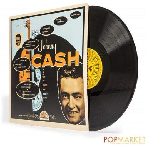 Johnny Cash - Con su guitarra caliente y azul - LP 