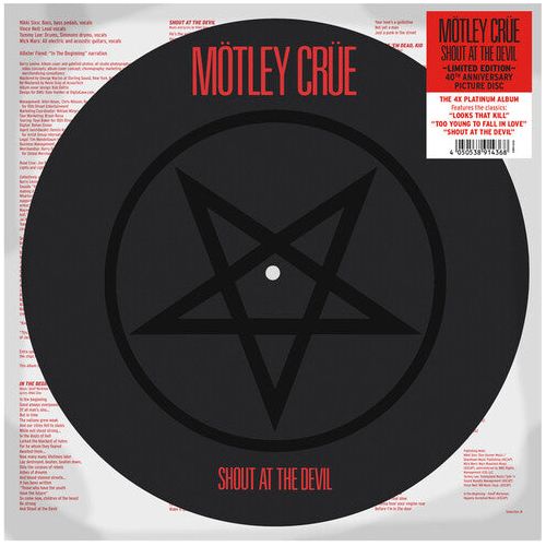 Motley Crue - Shout At The Devil - Picture Disc LP