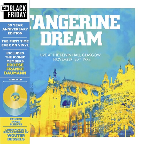 Tangerine Dream - Live at the Kelvin Hall, Glasgow 1974 - RSD LP