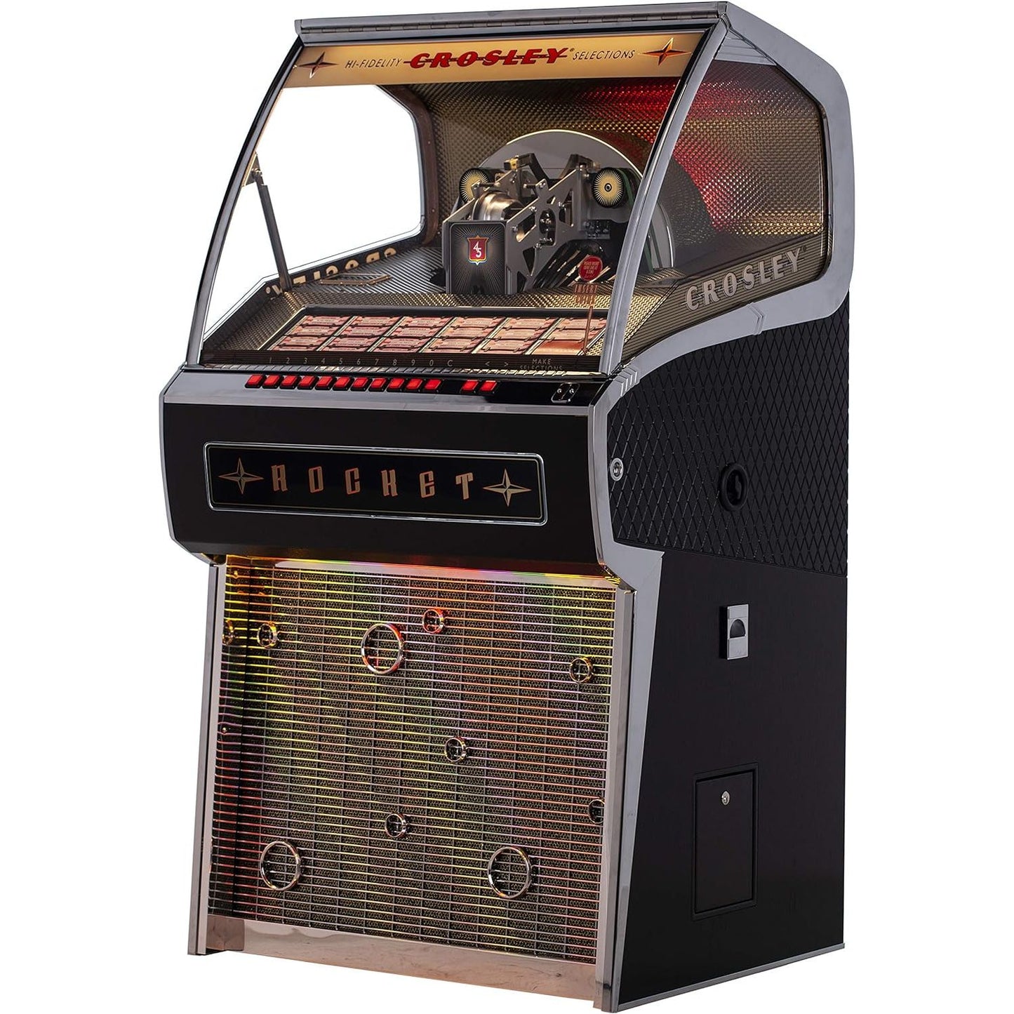 Vinyl Rocket Full-Size Jukebox