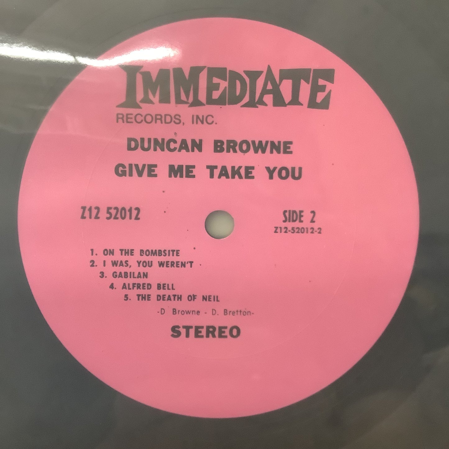 Duncan Browne - Give Me Take You - LP