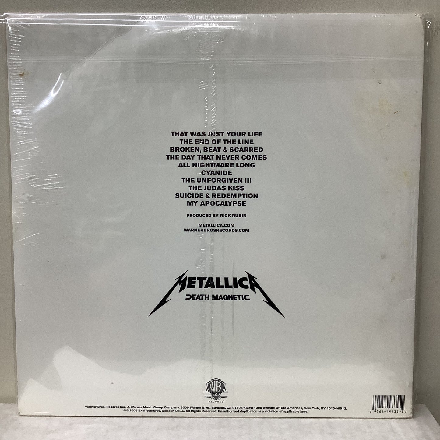 Metallica - Death Magnetic - Warner Bros. LP