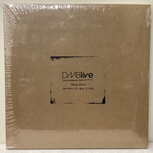 Dave Matthews Band - DMBLive The Academy, New York NY, April 5 1995 - LP