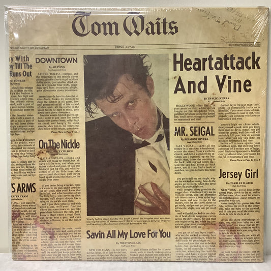 Tom Waits - Heartattack and Vine - Asylum LP