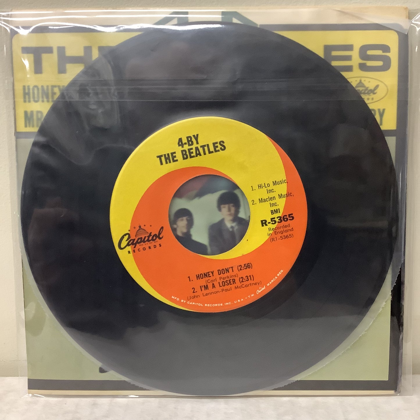 The Beatles - 4-By The Beatles - 7" EP