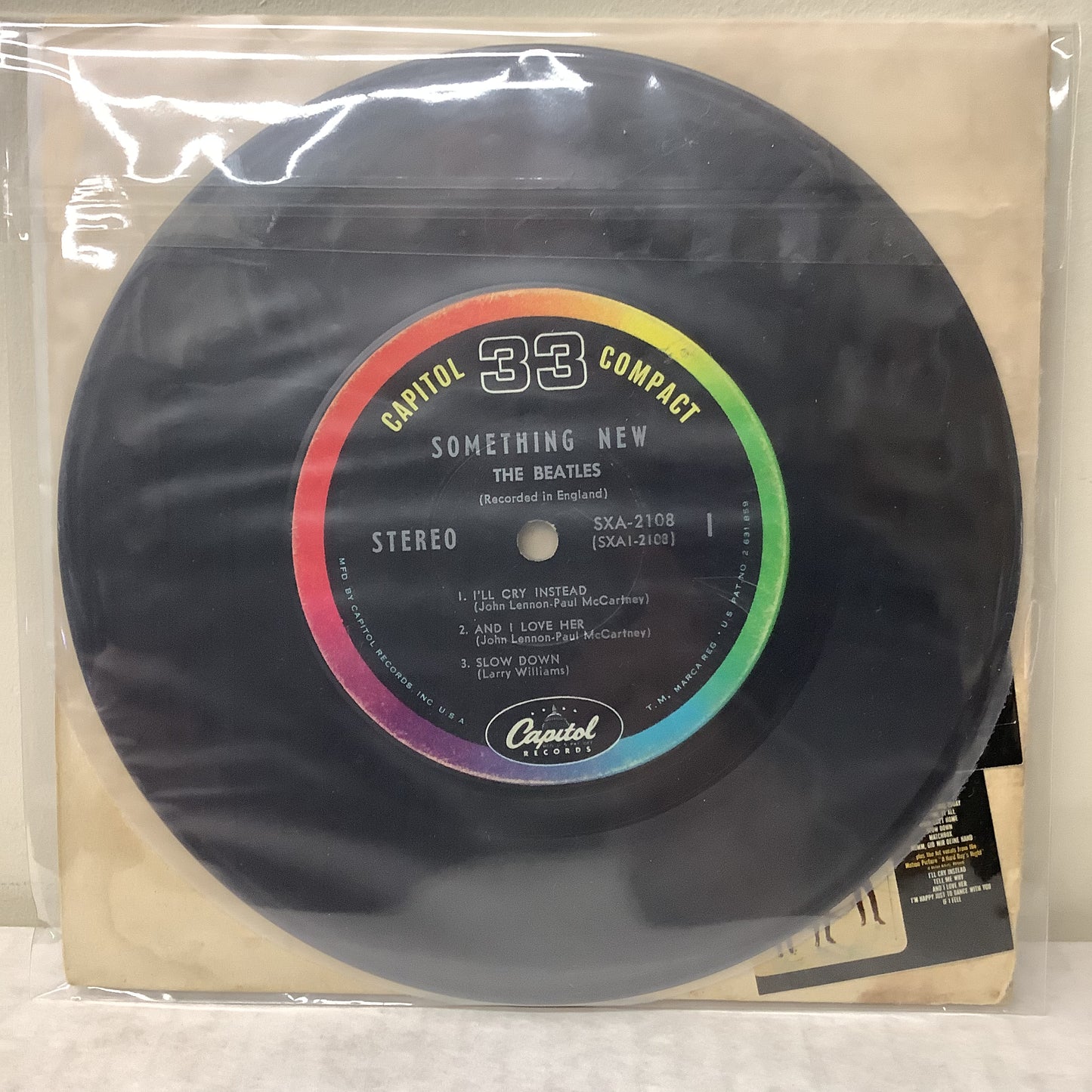 The Beatles - Something New (Capitol 33 Compact) - 7" EP