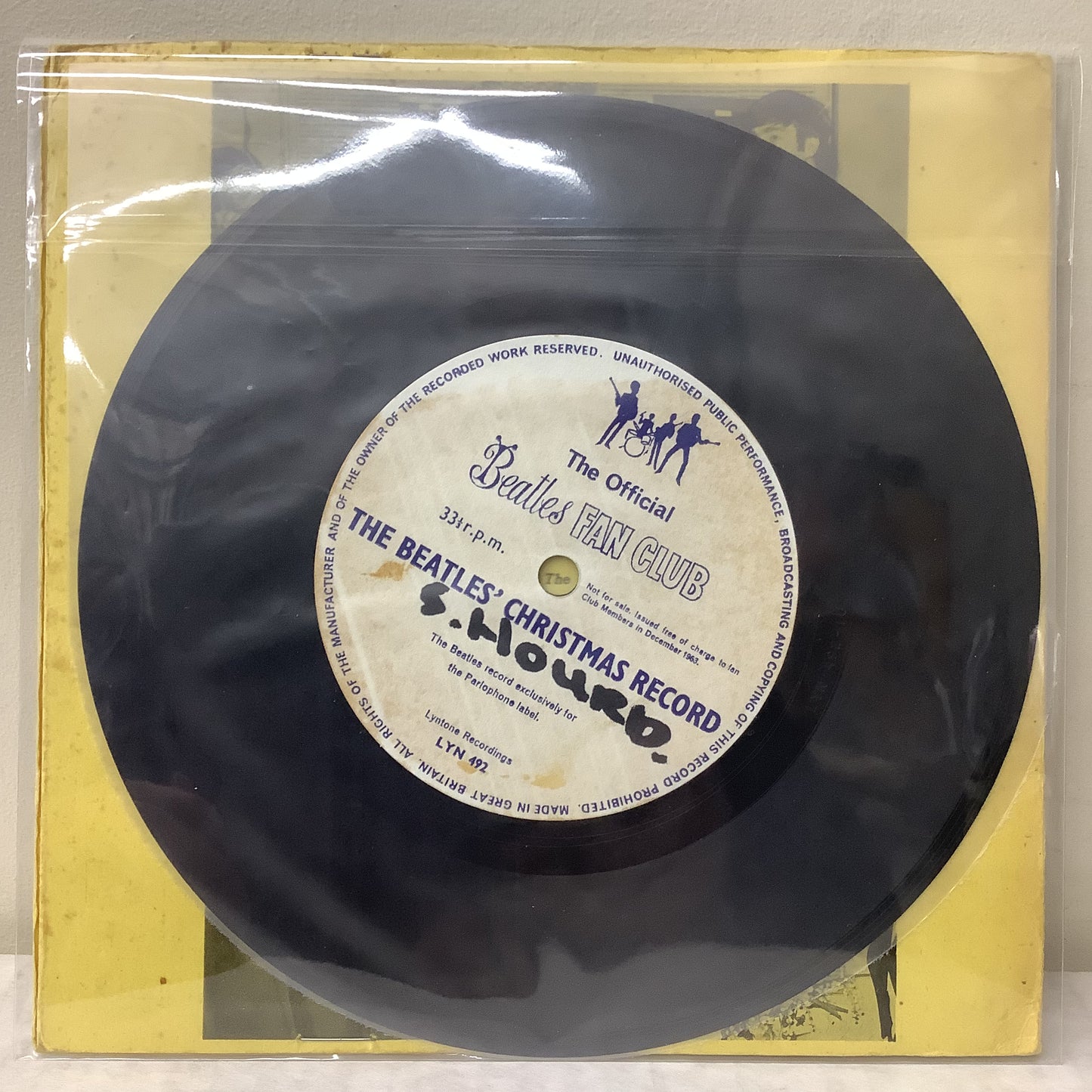 The Beatles - Christmas Record - 1963 Fan Club Flexi