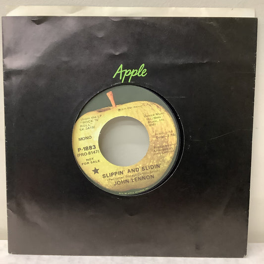 John Lennon - Slippin' and Slidin' - Apple Promo 7" Single