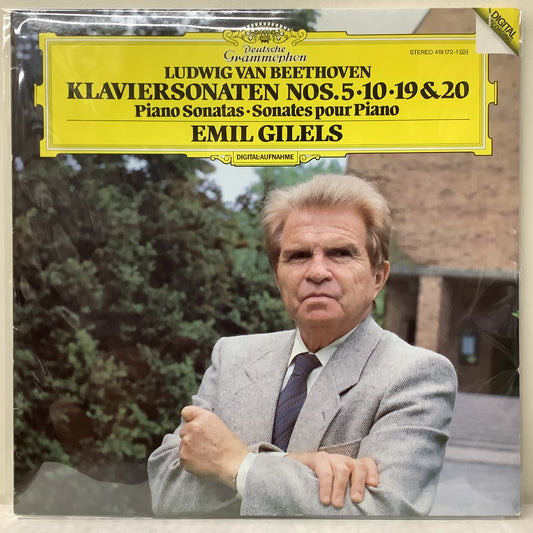 Beethoven/Gilels - Klaversonaten Nos. 5, 10, 19 & 20 - DG LP