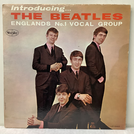 The Beatles - Introducing.... - Vee-Jay Ad Back LP