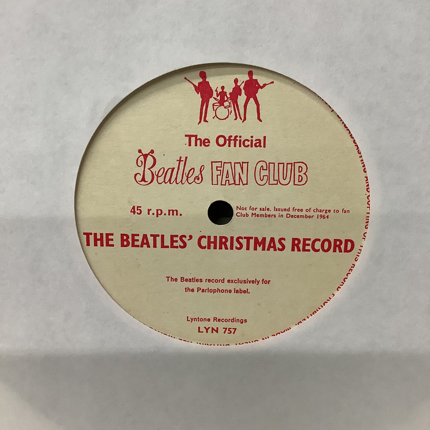 The Beatles - Another Beatles Christmas Record - 1964 Fan Club Flexi