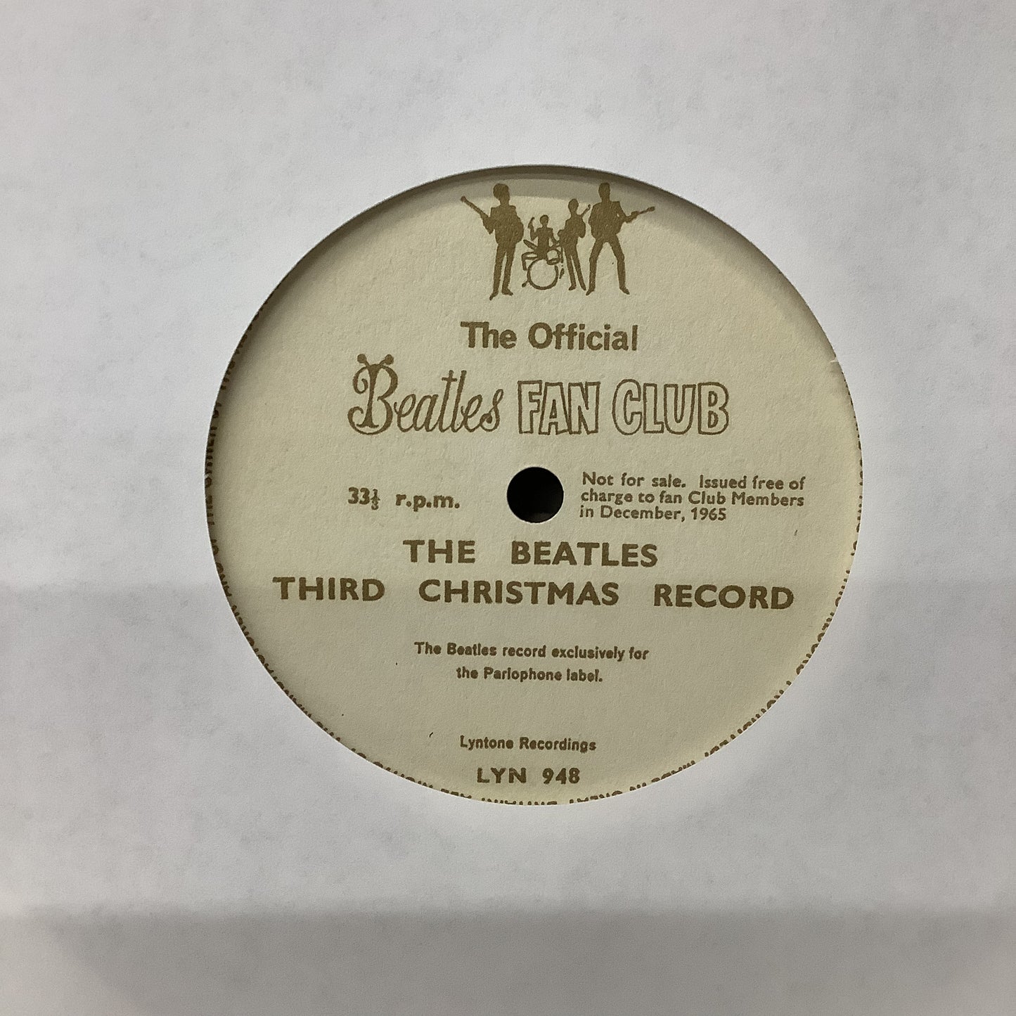 The Beatles - The Beatles' Third Christmas Record - Fan Club Flexi