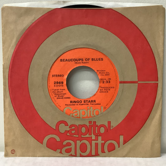 Ringo Starr - Beaucoup of Blues - Capitol Red Label 7"