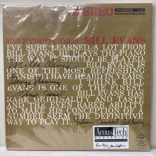 Bill Evans - Everybody Digs Bill Evans - Analogue Productions 45RPM 2xLP