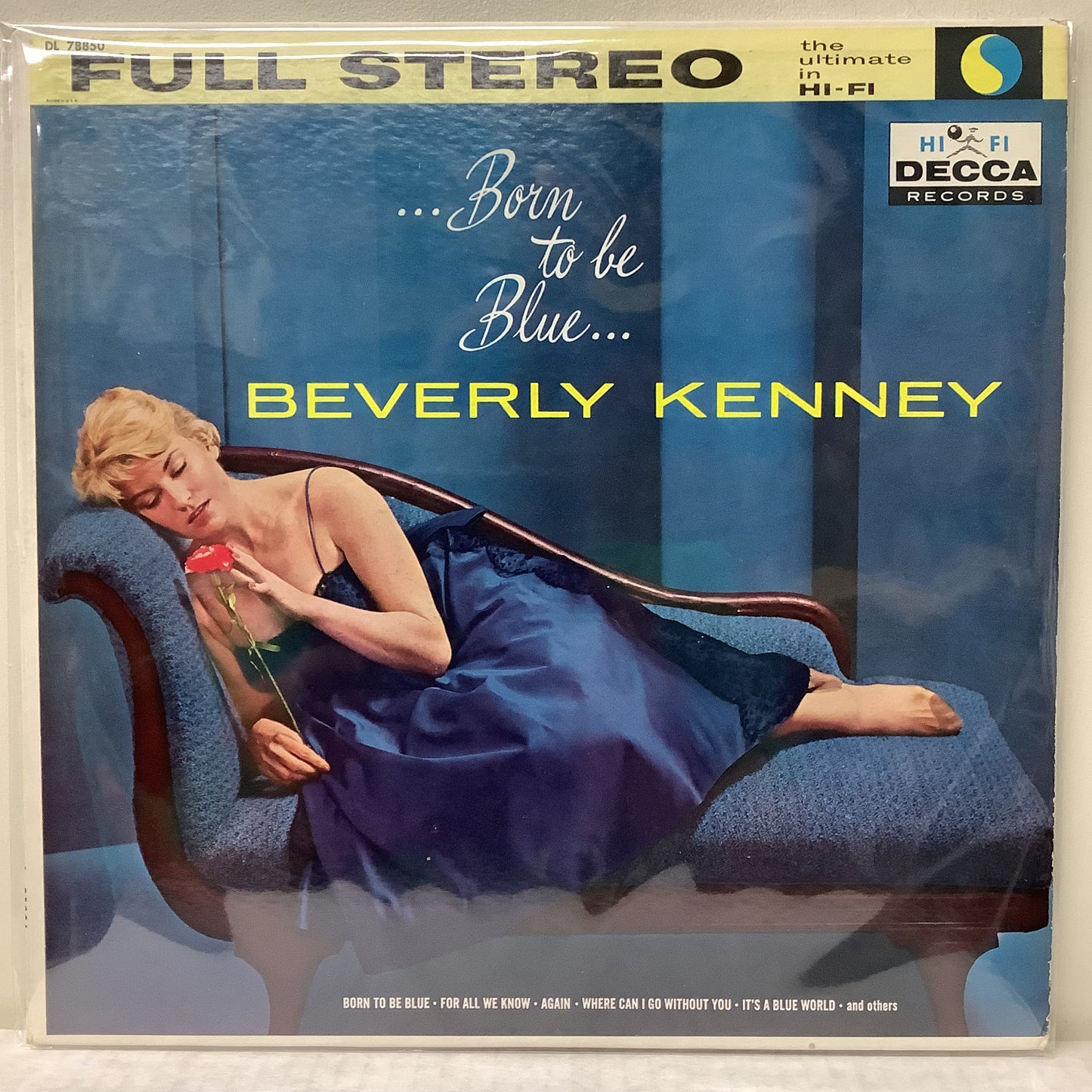 Beverly Kenney - ...Born to be Blue... - Decca LP