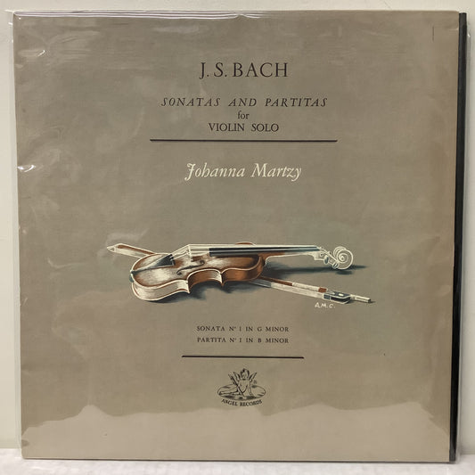 Johanna Martzy/J.S. Bach - Sonatas and Partitas for Violin Solo - Angel LP