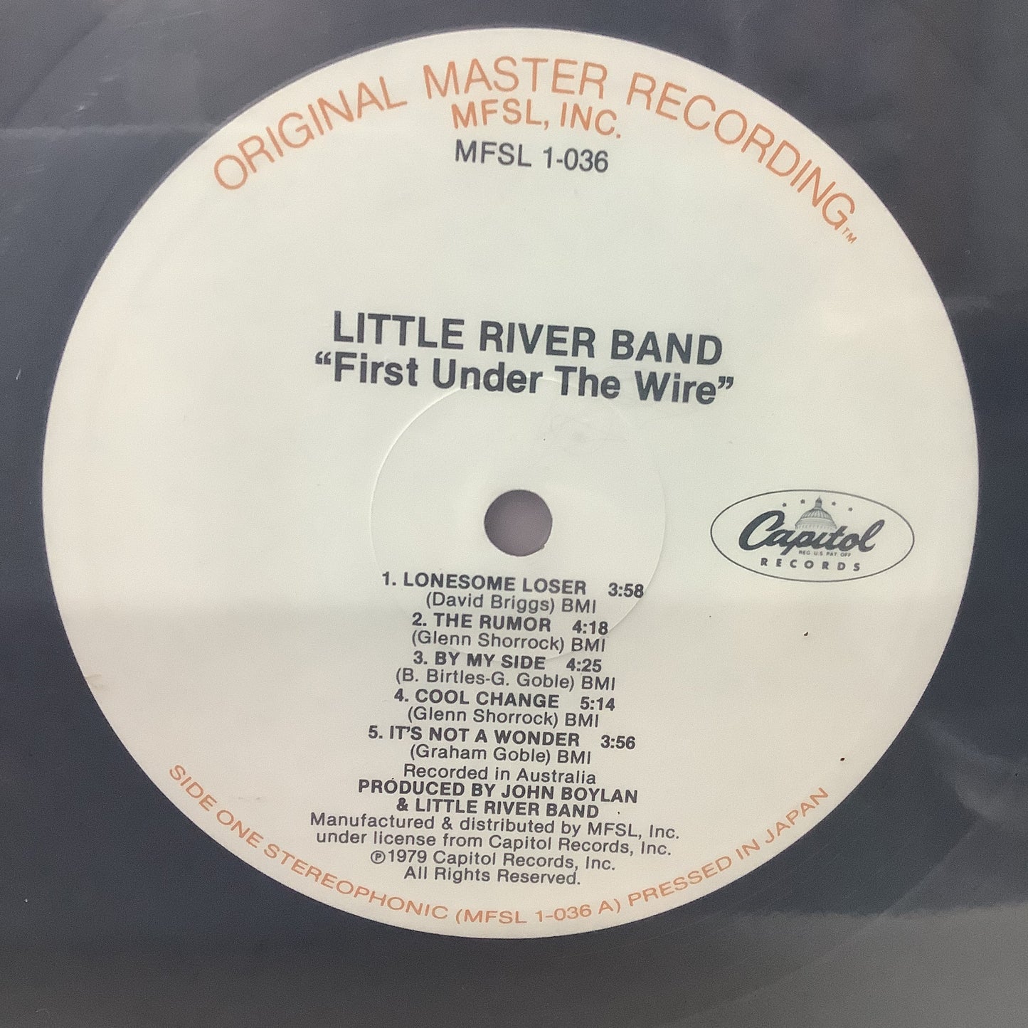 Little River Band - First Under the Wire - MFSL LP