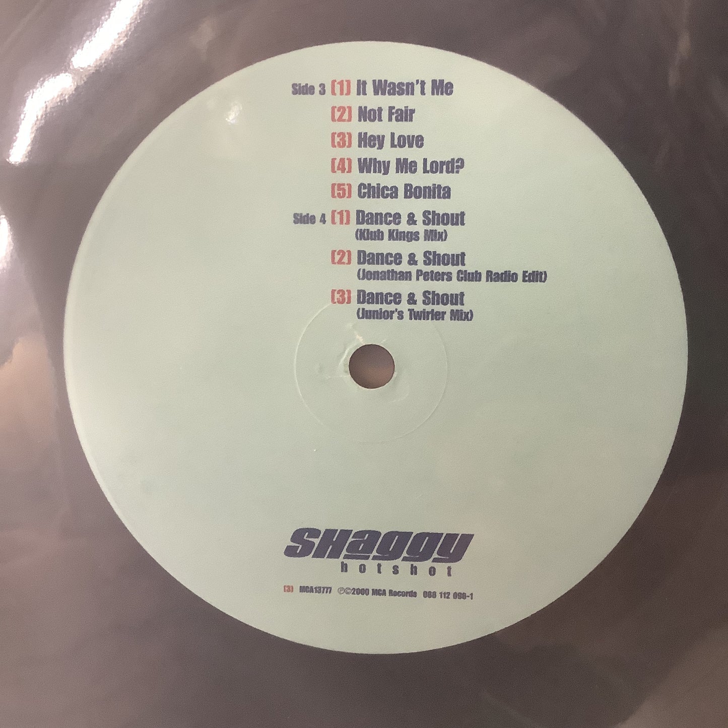 Shaggy - Hotshot - MCA LP