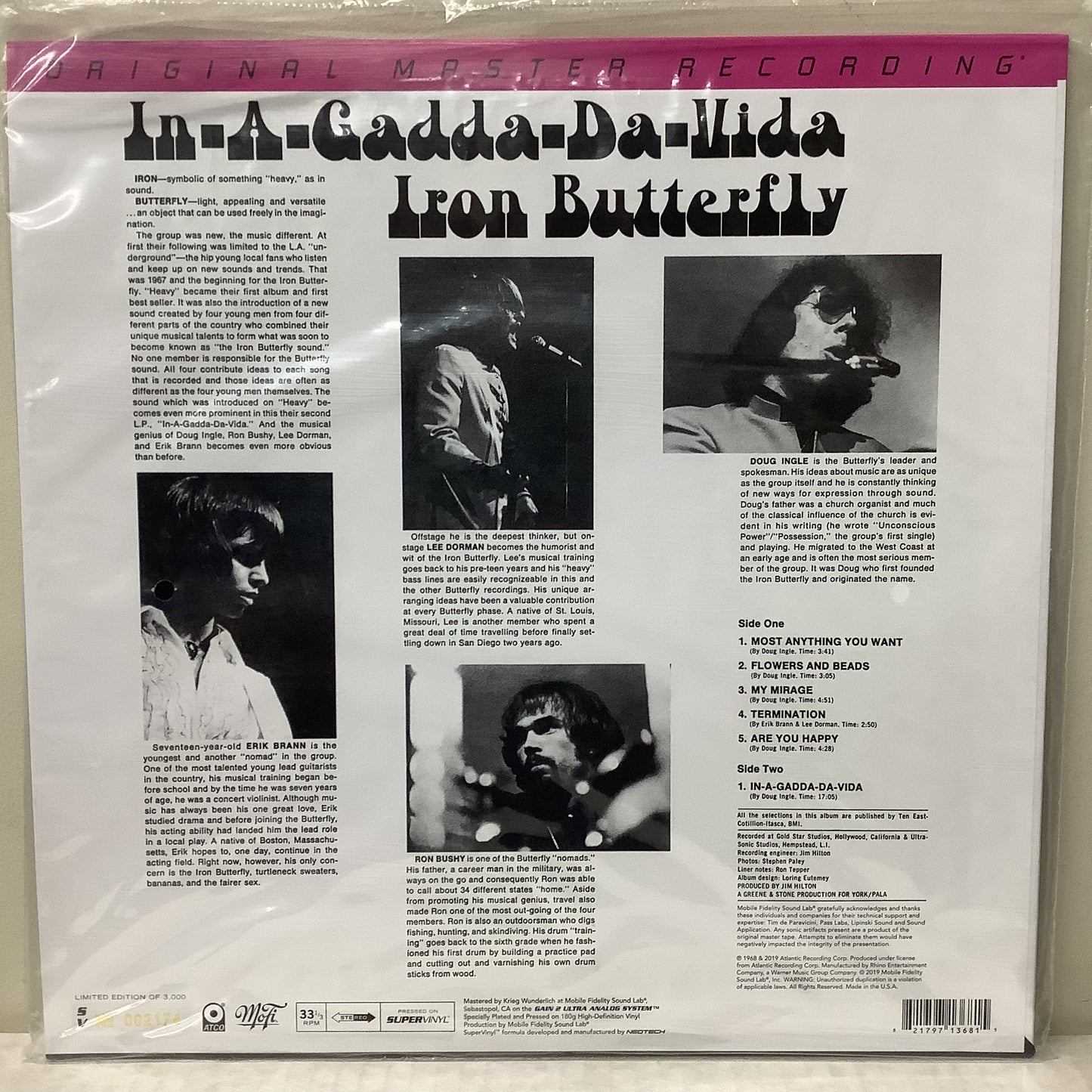 Iron Butterfly - In-A-Gadda-Da-Vida - MFSL LP