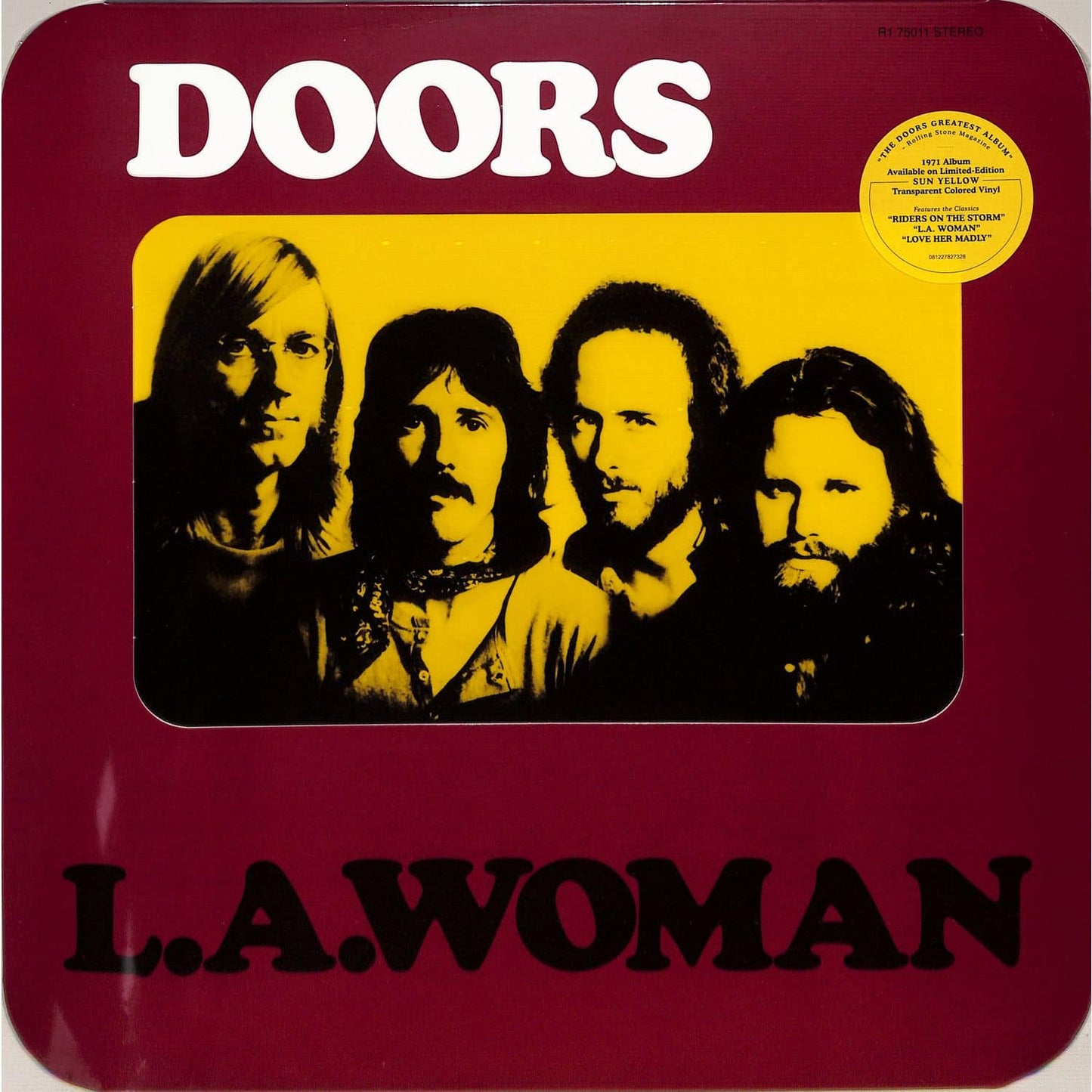 The Doors - L.A. Woman - Sun Yellow Import LP