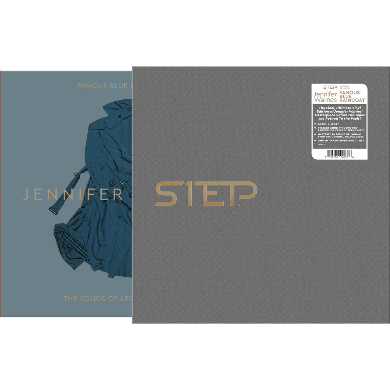 (Pre Order) Jennifer Warnes - Famous Blue Raincoat - Impex 1STEP 3x LP Set *