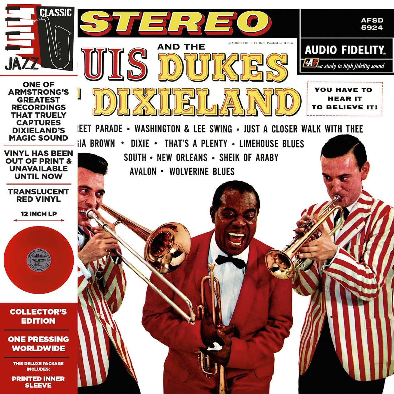 Louis Armstrong - Louis and the Dukes of Dixieland - LP