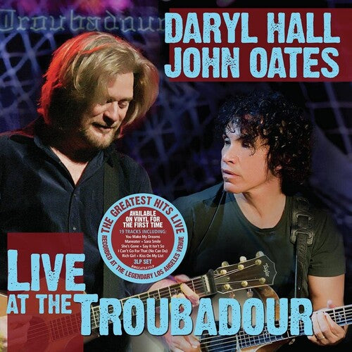 Daryl Hall &amp; John Oates – Live At The Troubador – LP 