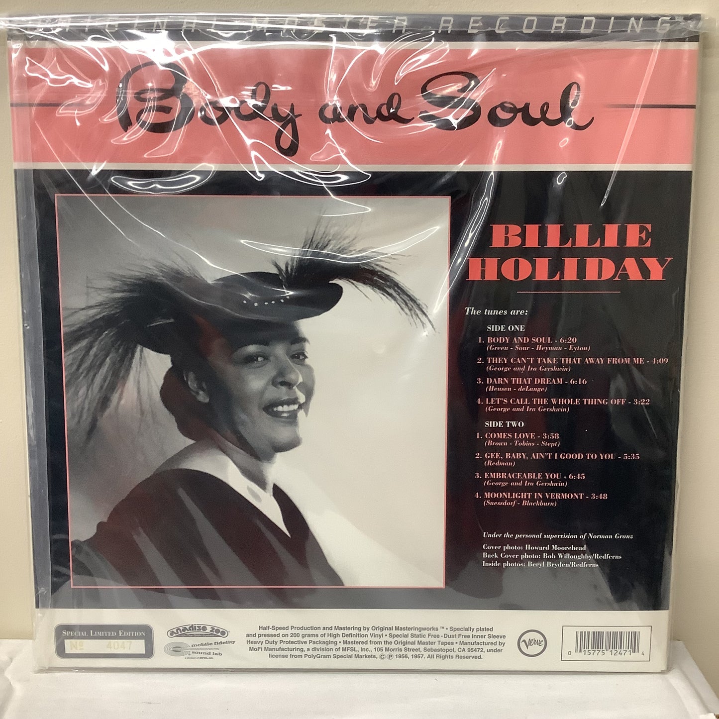 Billie Holiday – Body and Soul – LP