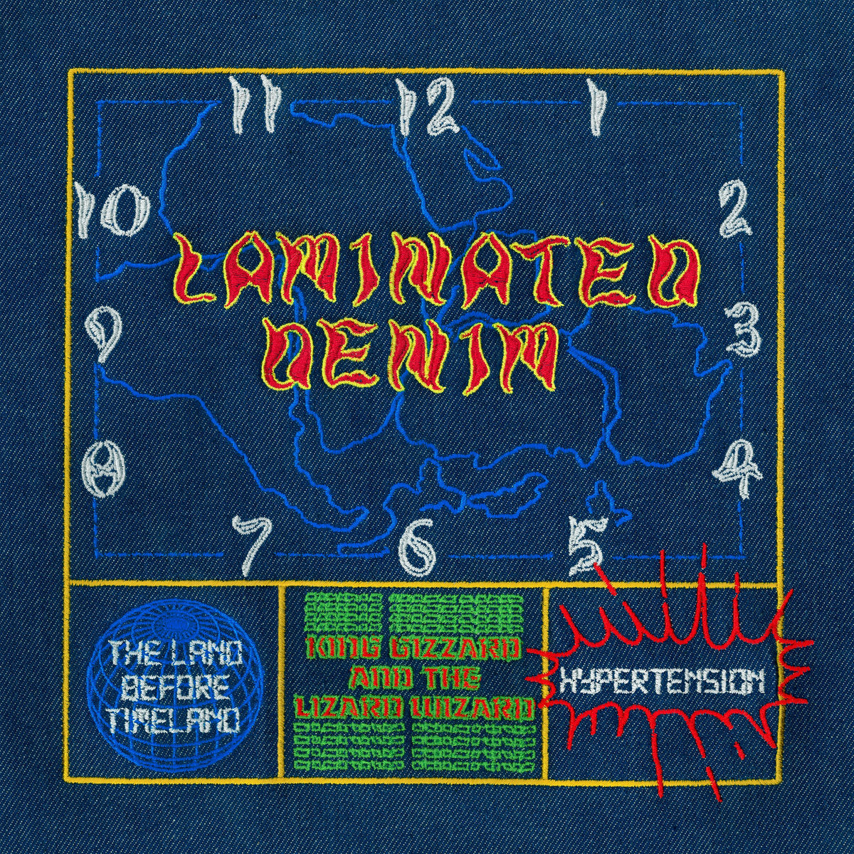 King Gizzard and the Lizard Wizard - Denim laminado - LP independiente 